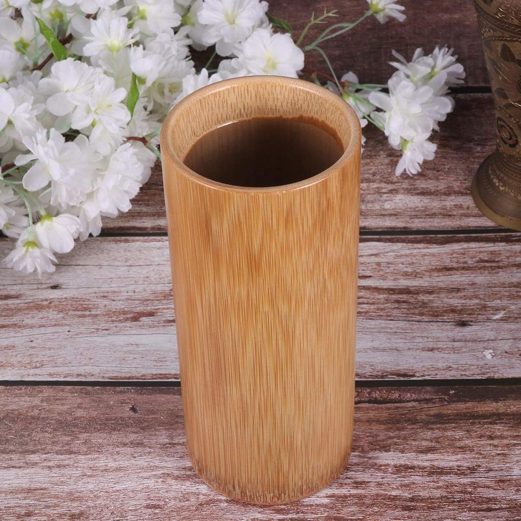 KItchen Utensil Holder: Bamboo Chopsticks Holder, Spoon Fork Storage Barrel, Cutlery Container Organizer Kitchen Tool (3.34x3.34x7.87 Inch)