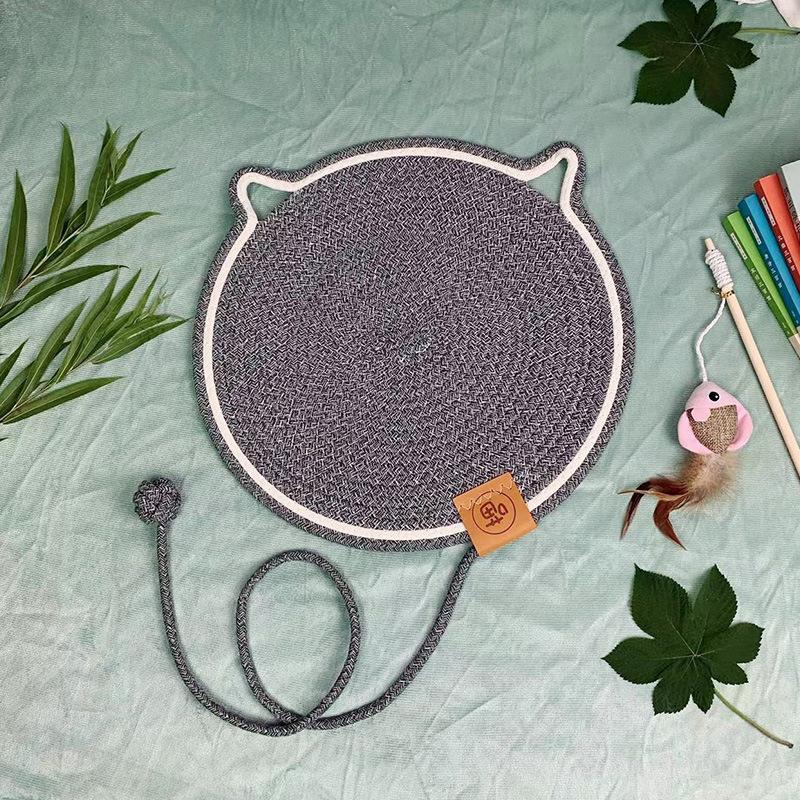 

Летний прохладный коврик для кошачьего гнезда, коврик для кошачьего гнезда, износостойкий и устойчивый к царапинам спальный коврик для кошачьего гнезда 42cm