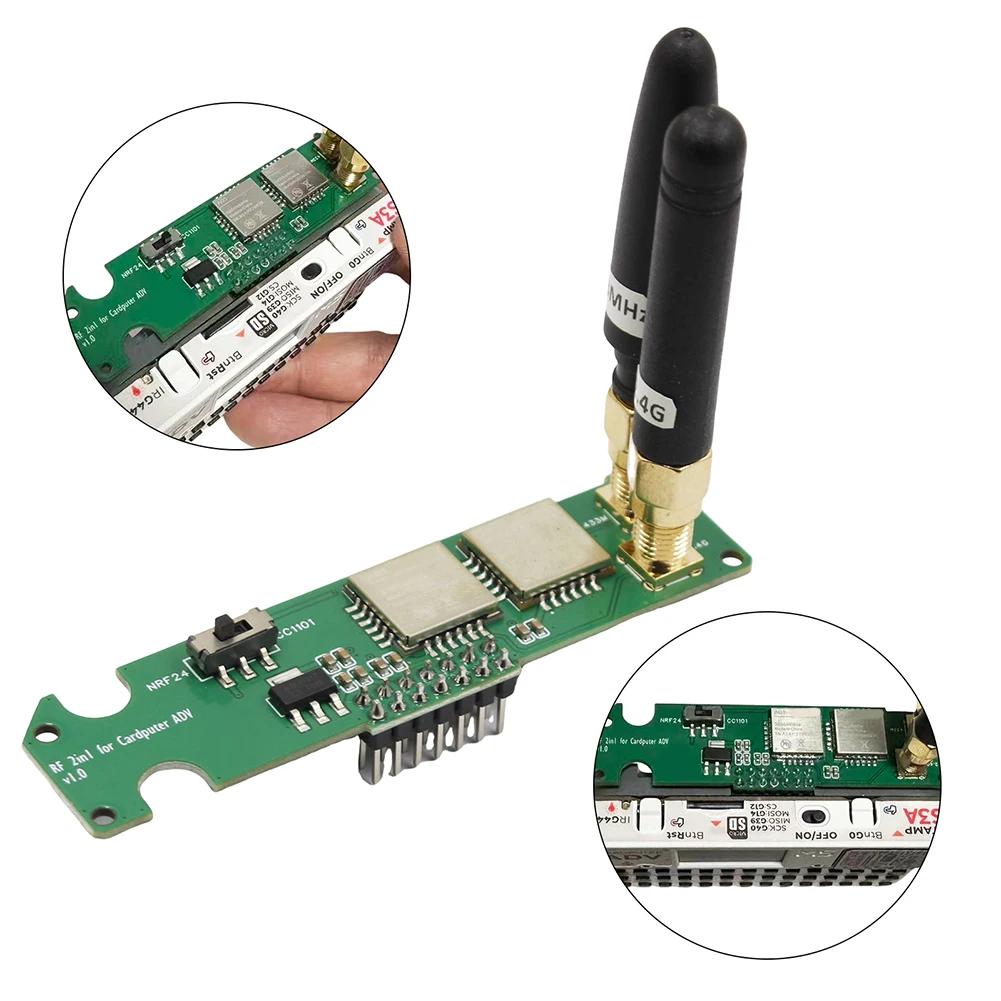 For M5Stack Cardputer RF Module with CC1101 and NRF24 for Bruce Firmware 2-in-1 Sub GHz Signal Transmission and Reception