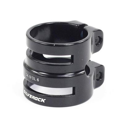 Silverock Seatpost Clamp Seat Clamp Dual Size Black 27.2/31.8mm
