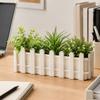 Small Planter Box Greenery Container Flower Arrangement Creative Fence Flowerpot  Porch