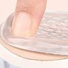Yousheng 1 Pair Gel Heel Pad Foot Pain Relief Washable Reusable Self-adhesive Shock Absorbing High Heel Shoes Non-slip Heel Cushion Padding