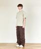 Hoite Het Strap Cotton Cargo Pants (Brown)