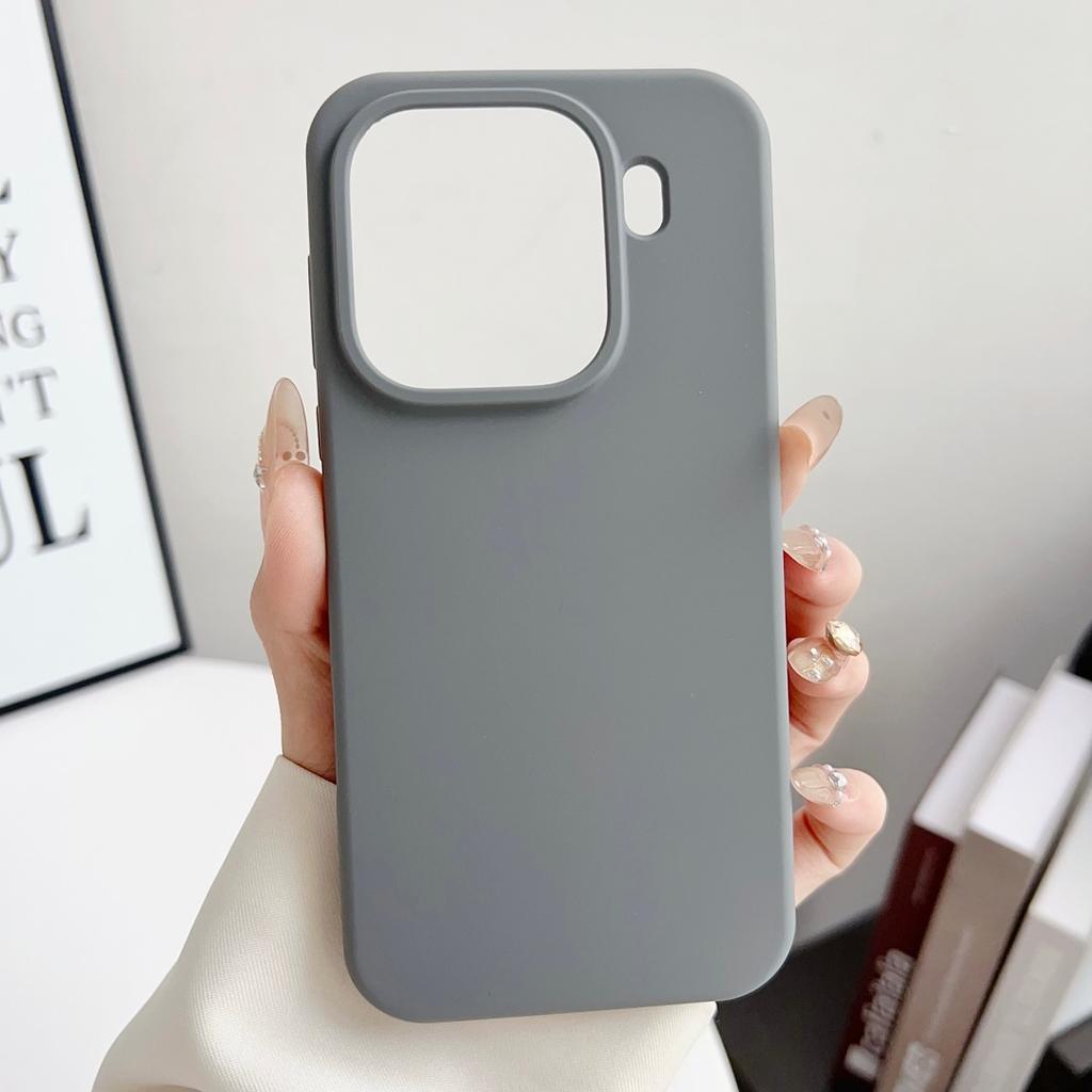 Flüssigsilikon Weiche Hülle Für Oppo Find X9 und Find X9 Pro Babyhaut-Touch Anti-Fingerabdruck Stoßfeste Hülle Abdeckung