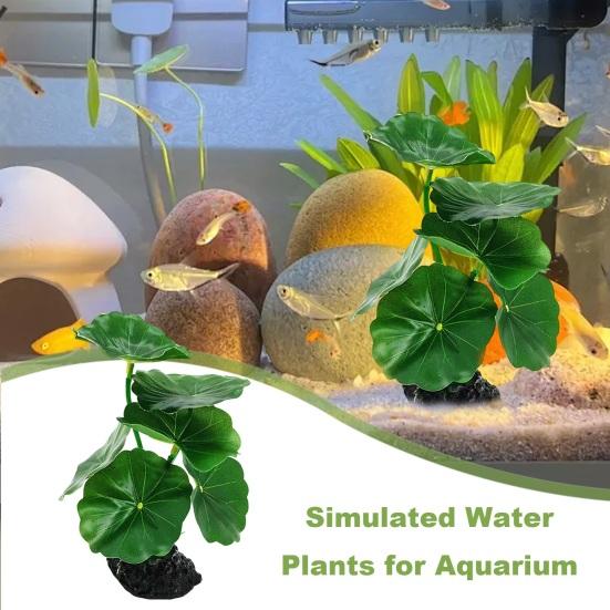 Yousheng Fish Tank Simulated Water Plants Aquarium Decoration Realistic Fish Tank Landscaping Seaweed Ornament for DIY Fish Tank Decor