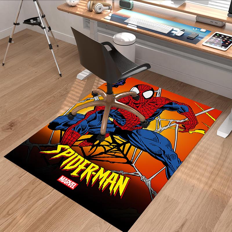 Spiderman Marvel Hero Carpet For Playroom Bedroom Living Room Sofa Home Decorkids Game Area Rug Nonslip Floor Mat