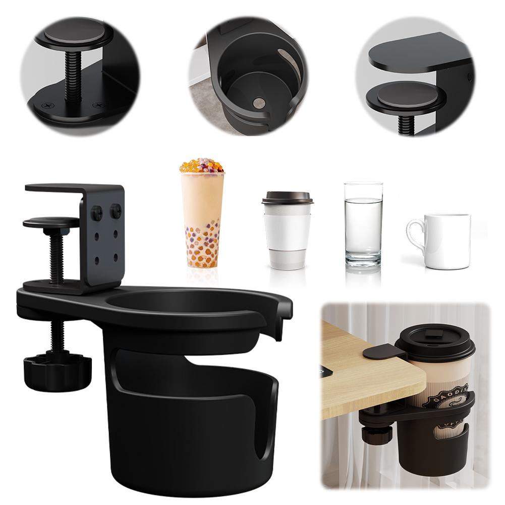 Rotating Desk Cup Holder Coffee Mug Holder 3 Adjustable Height Drinking Bottle Holder Water Bottle Stand for Home Office School