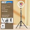 Dual Phone Live Streaming Stand with Multi-Camera Holder and Fill Light for Douyin