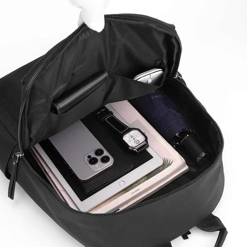 Men's Oxford Cloth Travel & Business Backpack - Lightweight, Large Capacity, Ideal for Commuting, Autumn & Winter Use