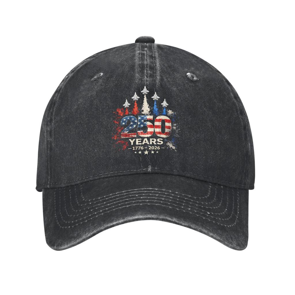 USA Th Commemorative Baseball Cap Retro Distressed Washed Sun Cap Unisex Women Outdoor Workouts Adjustable Fit Hats Cap