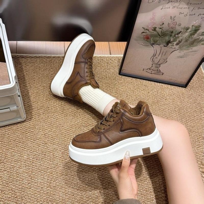 Fleece and Thickened High-top Shoes, New Fashionable Short-top Shoes, Fashionable Shoes for Women