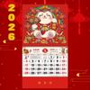 2026 Mini Calendar 3pcs, Cute Christmas Halloween New Year Gift, Portable Desktop Planner with Holiday Design for Home Office