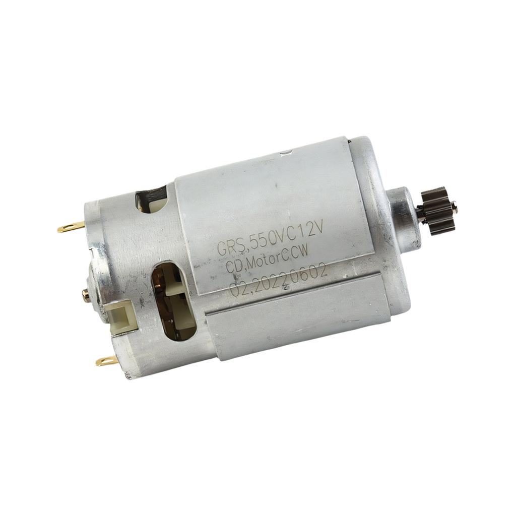 Motor de Repuesto Mejorado de 12V Para Dispositivos Eléctricos Perfecto Para Mantenimiento de Taladro y Fijaciones