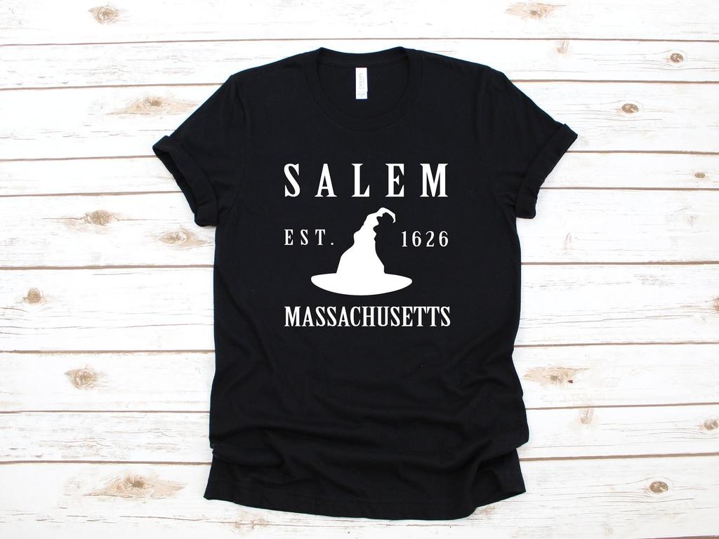 Salem T-Shirt, Salem Massachusetts Tank Top, Salem Halloween T-shirt, T-shirt,T-shirt, Kids Tee Apparel Gift