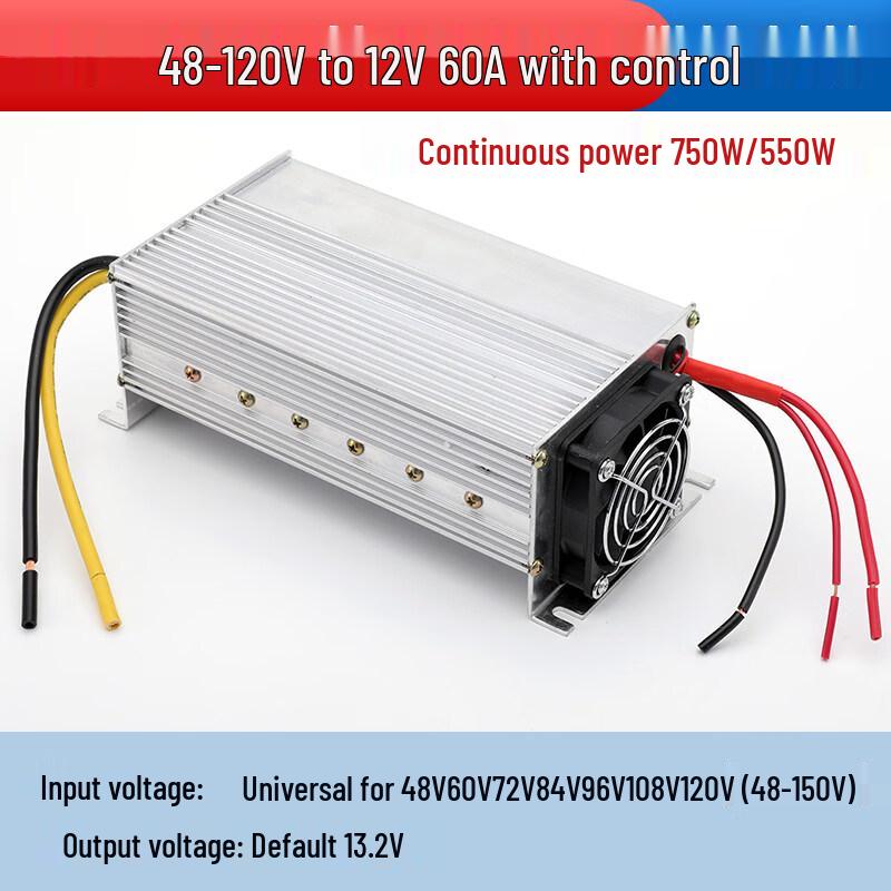 Rongyu 48-120V to 12V 60A DC Converter for Electric Vehicles