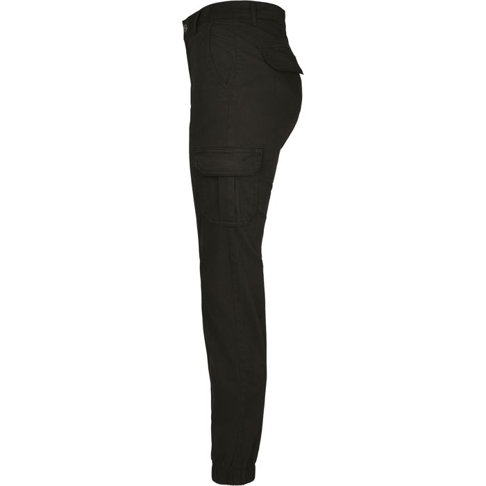 Pantalon Femme - Urban Classic - Cargo - Taille Haute - Noir - Poches Cargo