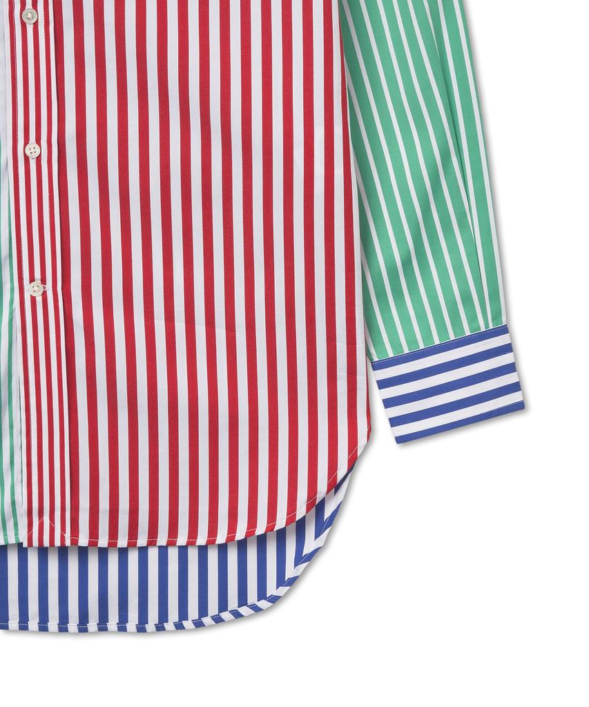 POLO RALPH LAUREN W Striped Cotton Twill Shirt - Multi
