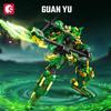 Non-Toxic Sembo 963Pcs 8In1 Guan Yu Transforming Mecha Robot Building Blocks Moc Fighter Aircraft Tank Vehicle Models Kids Toys Children Gifts