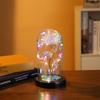 Creative Valentine's Day Gifts Rose Glass Cover Night Light Ornament Scene Arrangement Lighting Eternal Flower Glass Cover