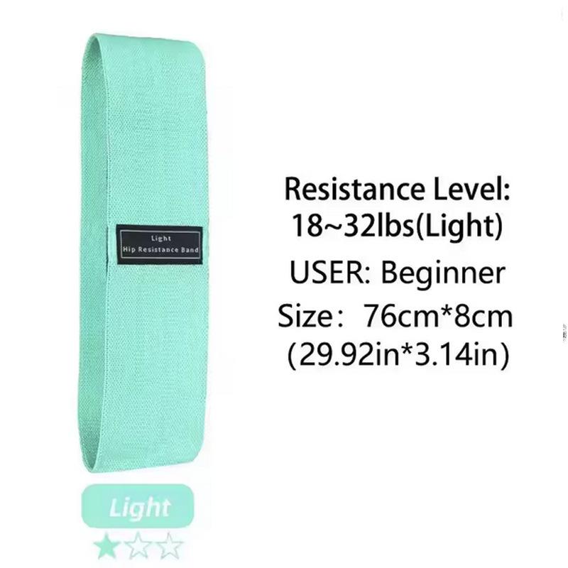 

Polyester Cotton Yoga Resistance Bands Set - Booty, Squat, and Hip Lift Fitness Elastic Bands in Stock