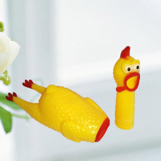 Squeaker Shrilling Screaming Chicken Slow Rising Vent Toy Stress Relieve Gift
