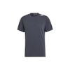 T Shirts Men's Gray Crew Neck Moderate Straight Fit HB9205
