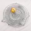 3-Tier Hanging Fruit Basket Stainless Steel Storage Basket Foldable Wire Organizer for Fruits Vegetables Toiletries