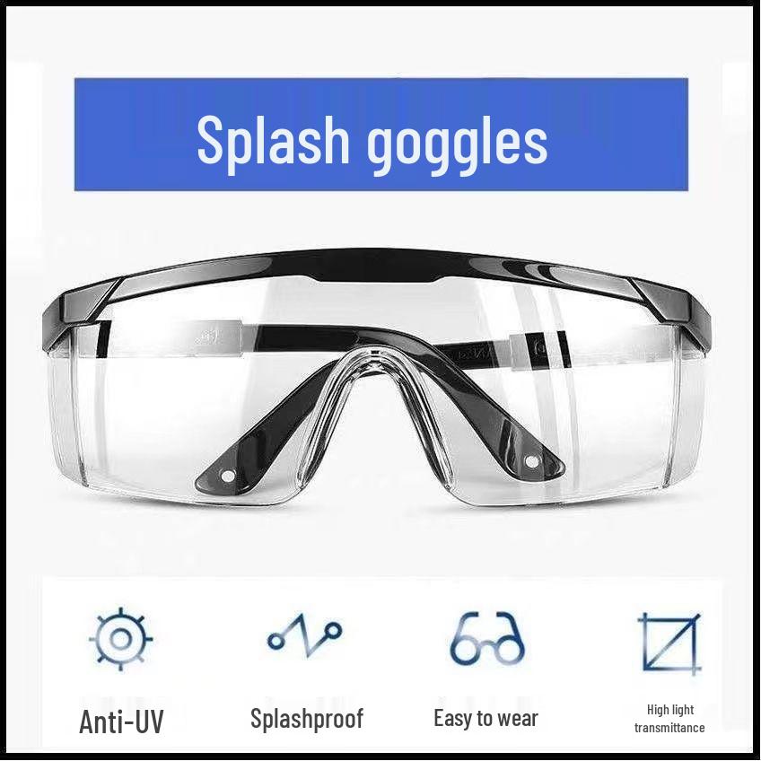 Ochranné brýle s vysokým rozlišením proti zamlžování: Odolné proti prachu, větru, písku a stříkající vodě