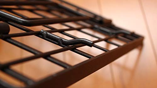 CAMPING MOON Field Rack, Camping Rack, Folding Rack, Black, Mesh Table, T-230