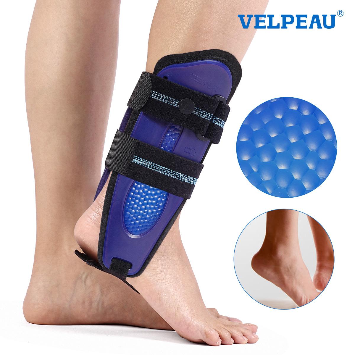 Binchi Health Electronics Blue/Gray Velpeau Stirrup Ankle Splint For Sprains And Joint Injury Support Left Right Feet Wearable In Shoes
