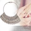 UK Sizing Ring Sizer Clear Reading Measuring Tool Precision Jewelry Tool  Ring Measurement