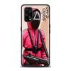 Custodia carina Squid Game TV Rossa Verde Per Realme C21Y C21 C25 C20 C15 C12 C11 C1 GT Master Neo Neo2 5G Funda Capa Custodia Morbida in Silicone