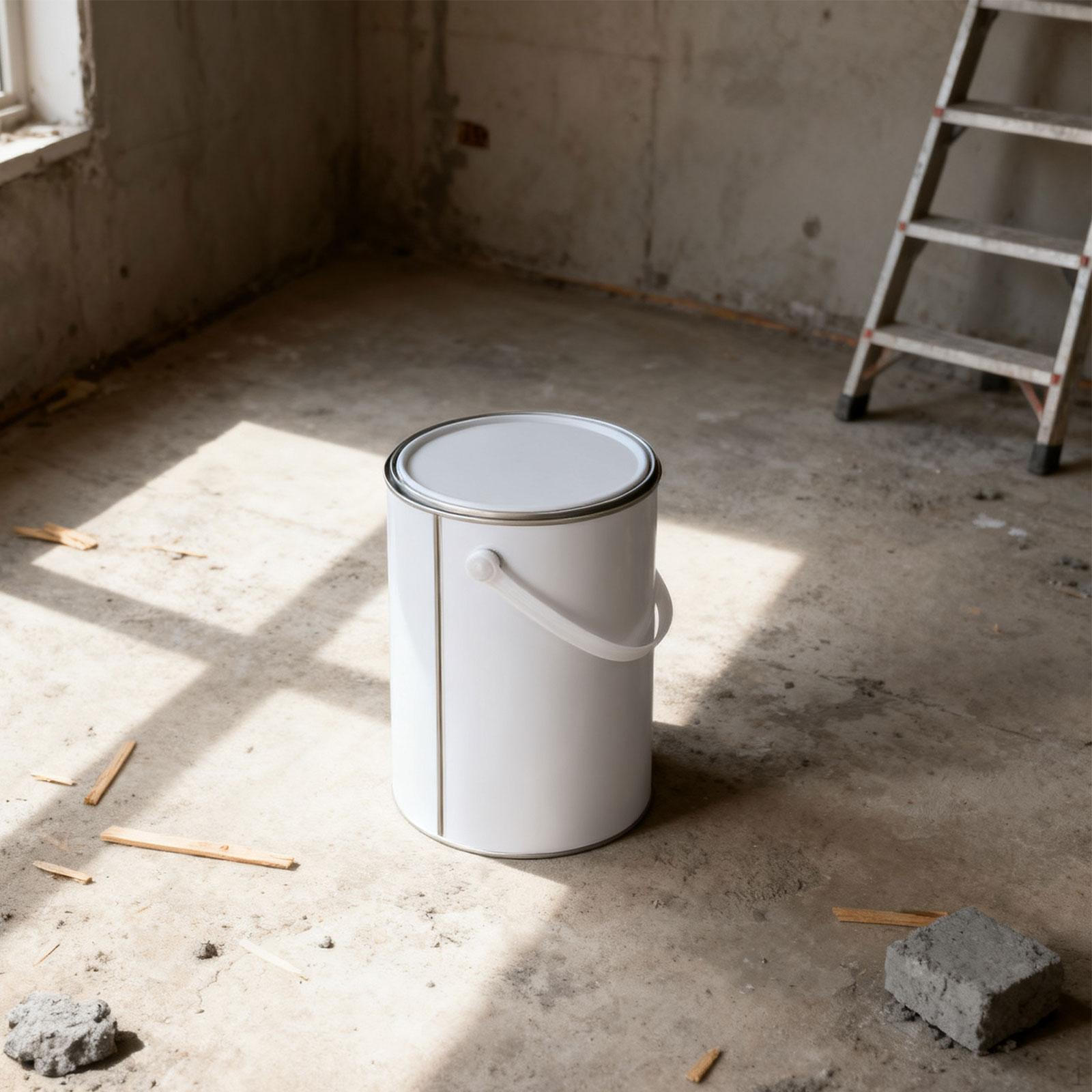 

Empty Paint Can Metal Multifunctional Rustproof Iron with Lid Storage Container for Home 5L
