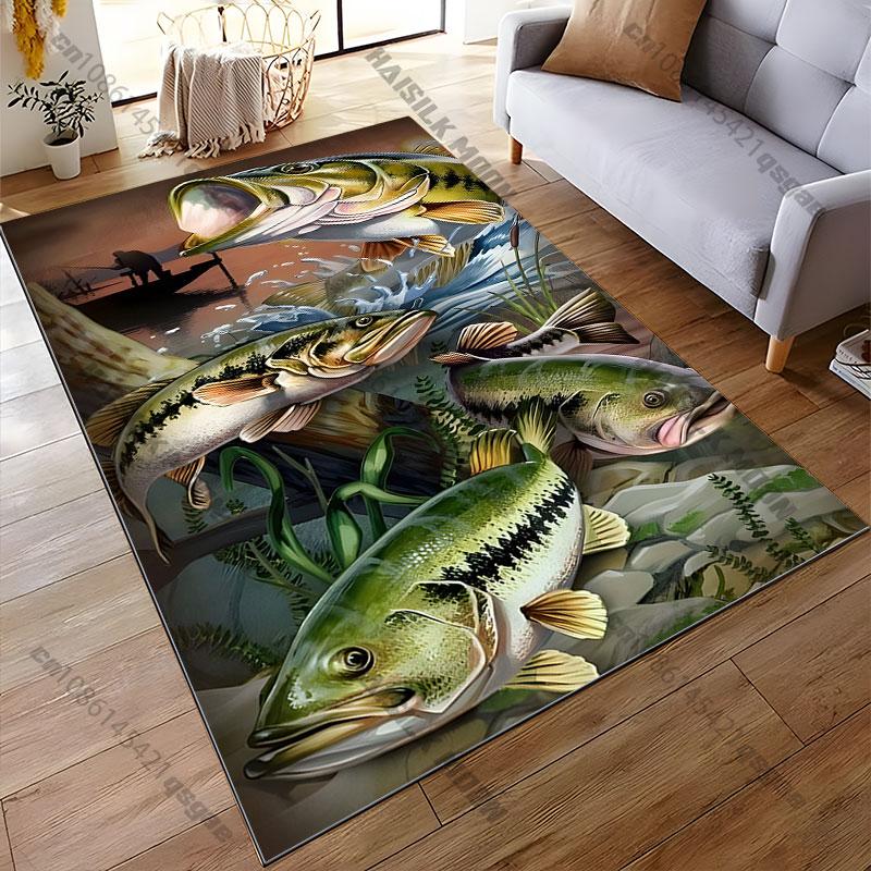 Pesca natura pesce scena subacquea tappeto Yoga soggiorno stanza decorazione tappetino per gattonare bambini zerbino tappeto da area