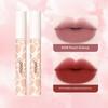 Novo Nude Color Series Lip Lacquer Fall and Winter Lipstick Female Matte Finish Velvet Low Saturation Lip Gloss Mud Plain Makeup White