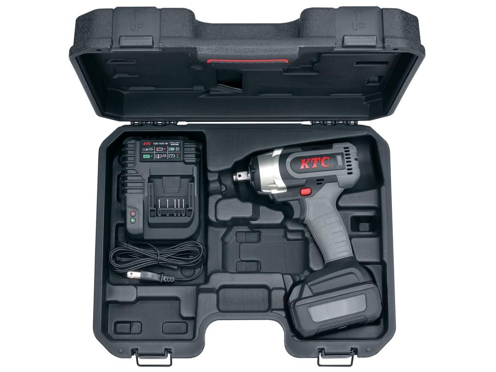 Kyoto Tool Akku-Drehmomentbegrenzer-Schlagschrauber-Set für Radmuttern 500 Nm (KTC) 12,7 m². JTAE473A, Drehmoment