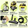 MONZANA® wet and dry vacuum cleaner 30L with blower function Multifunction vacuum cleaner 2200W