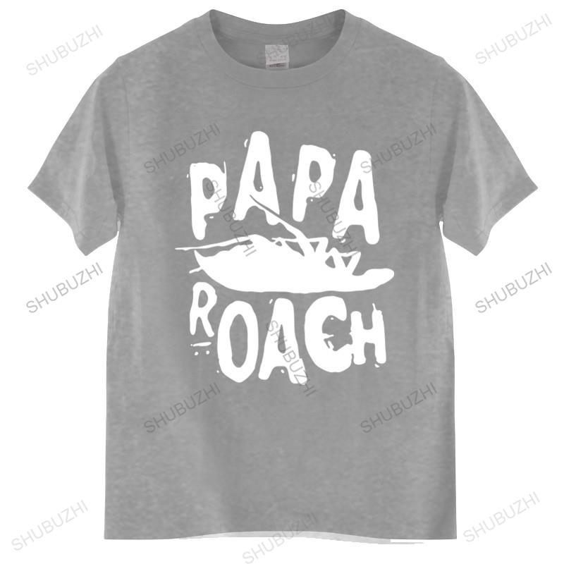 Summer T-shirt Men Brand Teeshirt Papa Roach Classic Infest Logo T-Shirt Mens Brand Teeshirt Mens T-shirt Euro Size TOPS