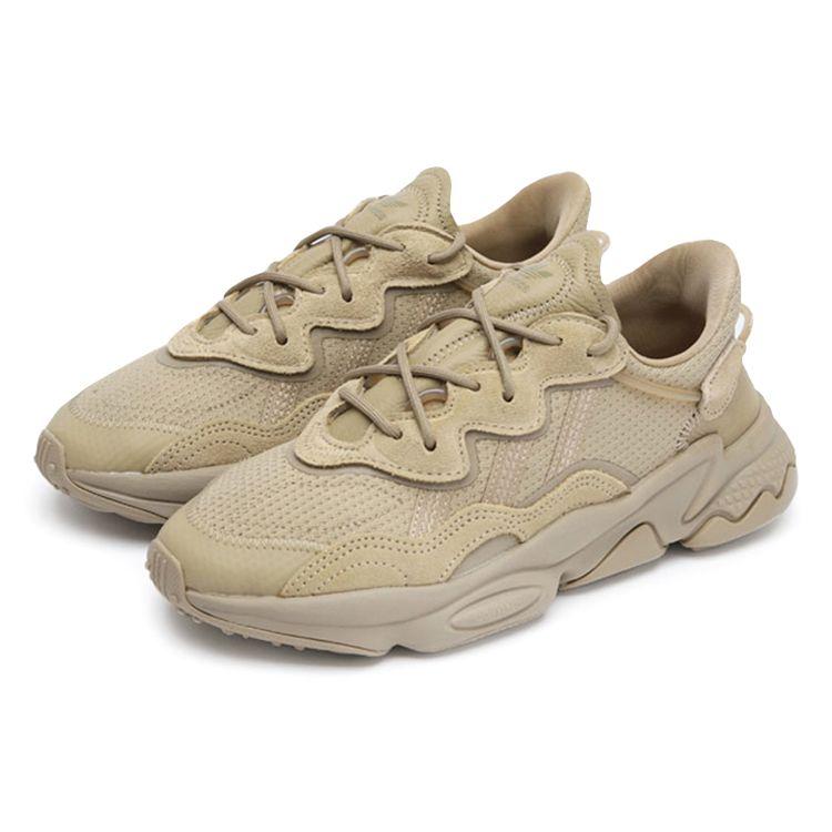 Adidas Originals Ozweego Fabric Sports Shock Absorbing Non-Slip Durable Low-Top Lifestyle Shoes Men Sneaker Brown FZ2656