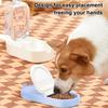 Portable Pet Water Bottle Leak-Proof Water Dispenser with Food Compartment 2-in-1 Travel