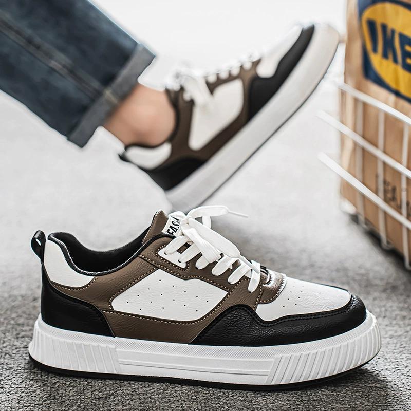 Men's Shoes Casual Sneaker 2026 Spring New Fashi Breathable Lace-up Sport Shoes Comfortable N Slip Sewing Casual Shoes