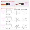 DS3240 40kg High Torque Full Metal Digital Steering Servo, Waterproof, 180° Rotation, Compatible with Baja RC Cars