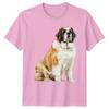 Saint Bernard TShirt Dog Lover Pet Gift For Him And Her
