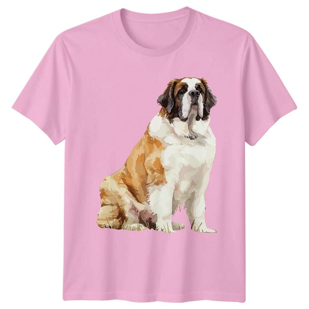 Saint Bernard TShirt Dog Lover Pet Gift For Him And Her