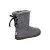 (WMNS) UGG Short Bow Stiefel Fleece Lined Gray Women's 1110706-CHRC