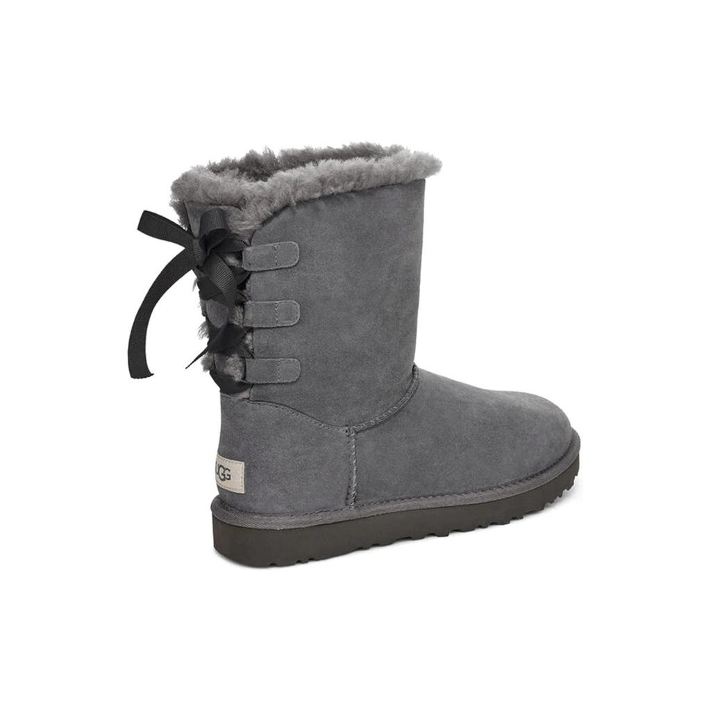 (WMNS) UGG Short Bow Stiefel Fleece Lined Gray Women's 1110706-CHRC