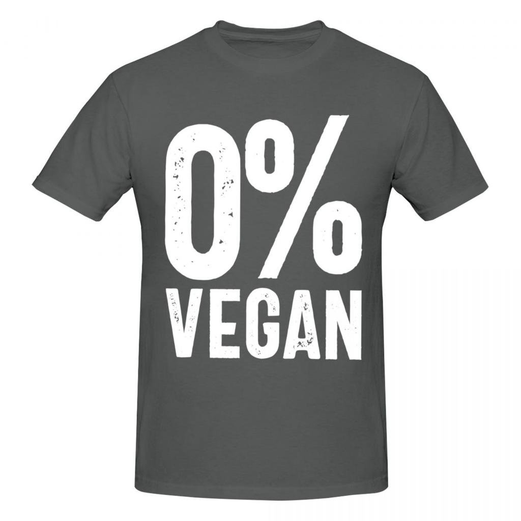 Unisex 0 Vegan Vegetarian T Shirt Vintage Plus Size Cotton Sleeve Custom Tshirt Unisex