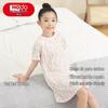 Hongdou Girls' Cotton Short-Sleeve Nightdress