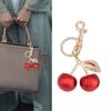 Delicate Cherry Pendant Statement Pendant Bag Pendant Key Ornament Alloy Texture Great for Dating and Social Event