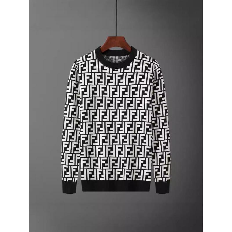 Maglione da Uomo Autunno/Inverno Europeo a Jacquard con Lettere, Girocollo - Trendy Casual a Maniche Lunghe